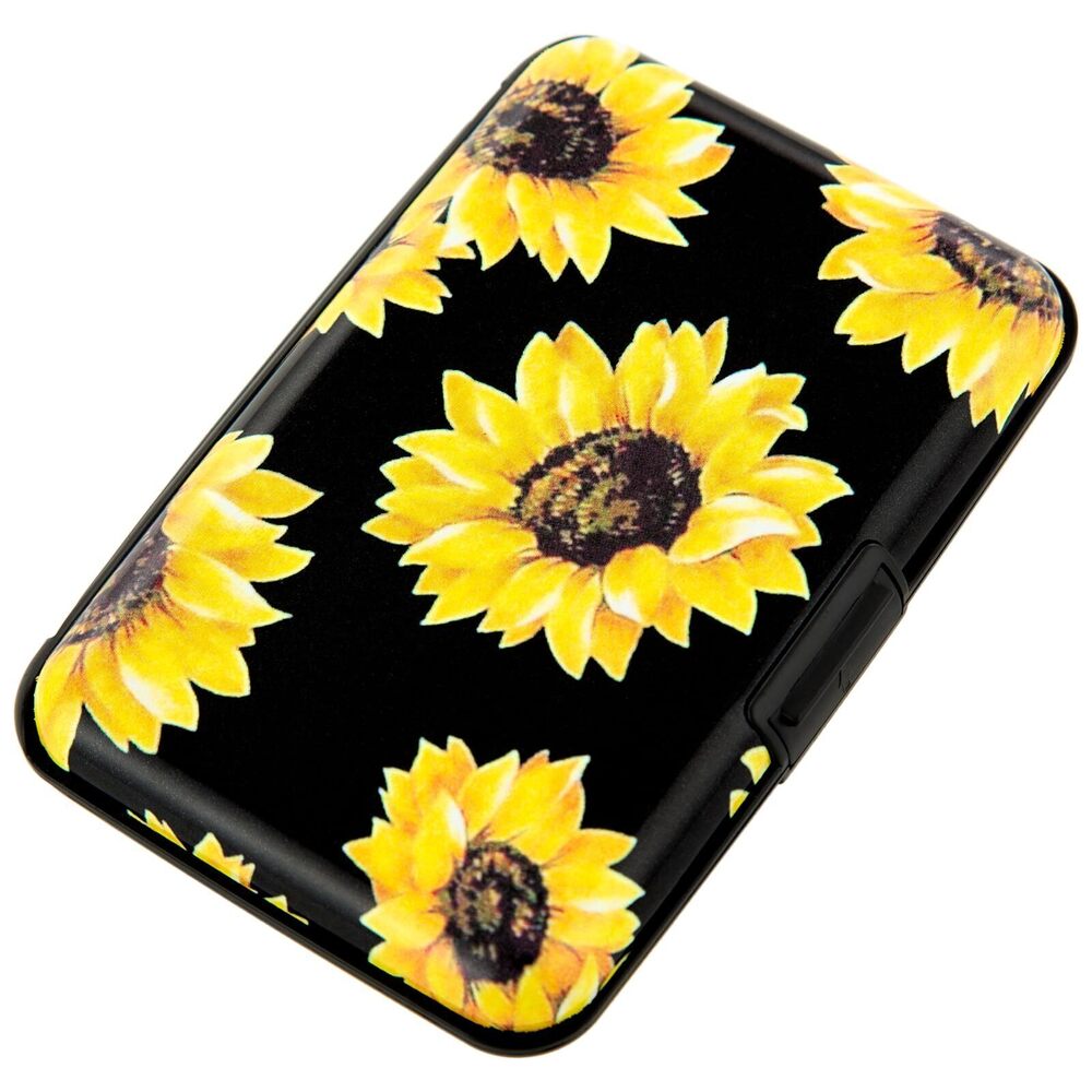 4968 Credit Card Holder, Metal Card Wallet RFID Blocking Mini Slim Aluminum